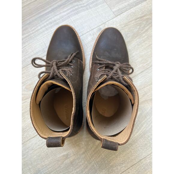 New Martin All Weather Boots waxed brown color